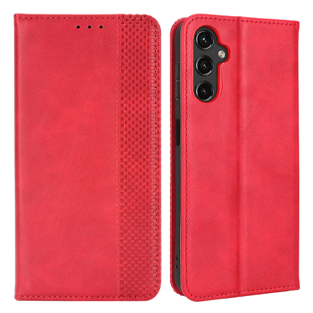 For Samsung Galaxy A24 4G / A24 5G PU Leather Smartphone Case Vintage Stand Wallet Anti-drop Phone Cover For Samsung Galaxy A24 4G / A24 5G PU Leather Smartphone Case Vintage Stand Wallet Anti-drop Phone Cover